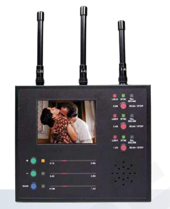 Hidden Camera Detector TSJ-VS125 Finds Video & Audio Signals